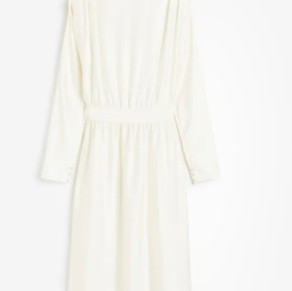 NWT H&M Filtted Satin Dress Size M - Picture 3 of 17